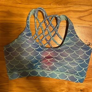 CVG Butterfly bra - small - mermaid print